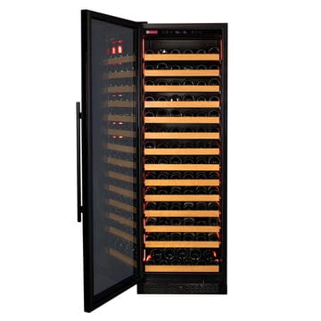 Allavino Residential Black Reserva Series 163 Bottle 71" Tall Single Zone Left Hinge Black Glass Door Wine Refrigerator