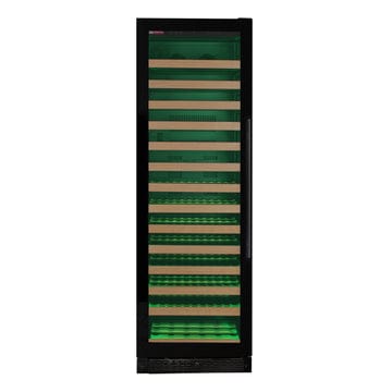 Allavino Residential Black Reserva Series 163 Bottle 71" Tall Single Zone Left Hinge Black Glass Door Wine Refrigerator
