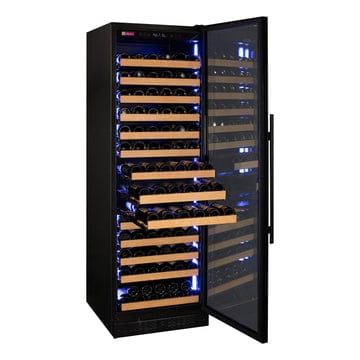 Allavino Residential Black Reserva Series 163 Bottle 71" Tall Single Zone Right Hinge Black Glass Door Wine Refrigerator
