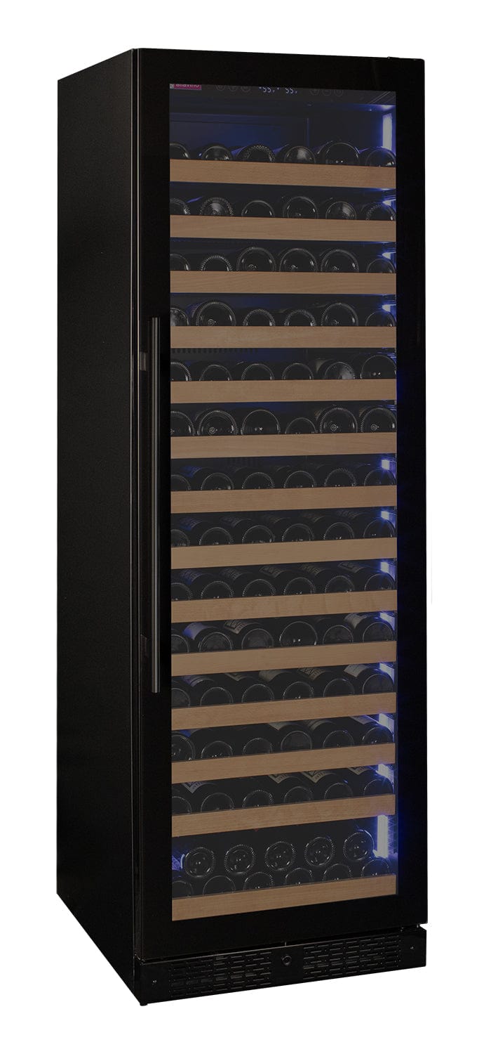 Allavino Residential Black Reserva Series 163 Bottle 71" Tall Single Zone Right Hinge Black Glass Door Wine Refrigerator
