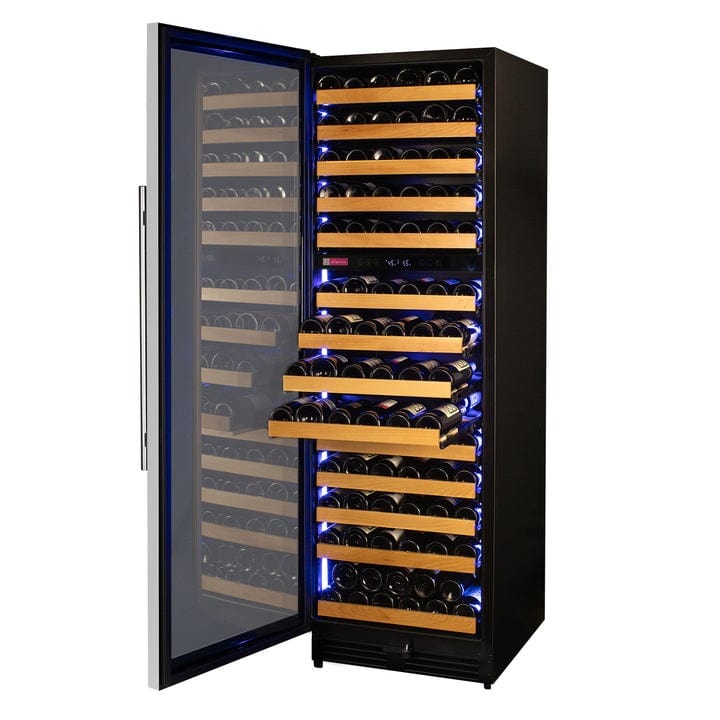 Allavino Residential Reserva Series 154 Bottle 71" Tall Dual Zone Left Hinge Stainless Steel Wine Refrigerator VSW15471D-2SL