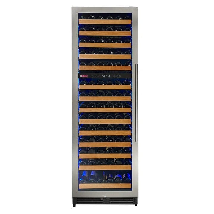 Allavino Residential Reserva Series 154 Bottle 71" Tall Dual Zone Left Hinge Stainless Steel Wine Refrigerator VSW15471D-2SL
