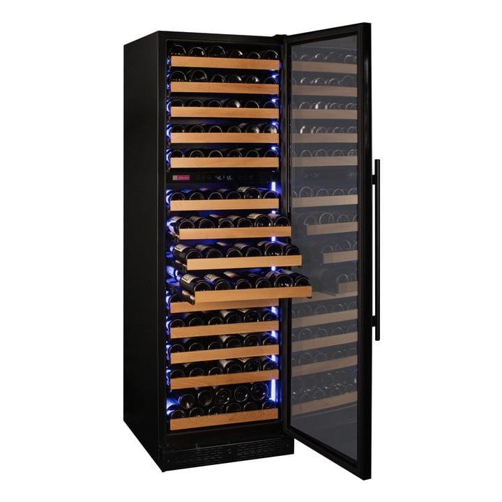 Allavino Residential Reserva Series 154 Bottle 71" Tall Dual Zone Right Hinge Black Glass Door Wine Refrigerator VSW15471D-2BGR
