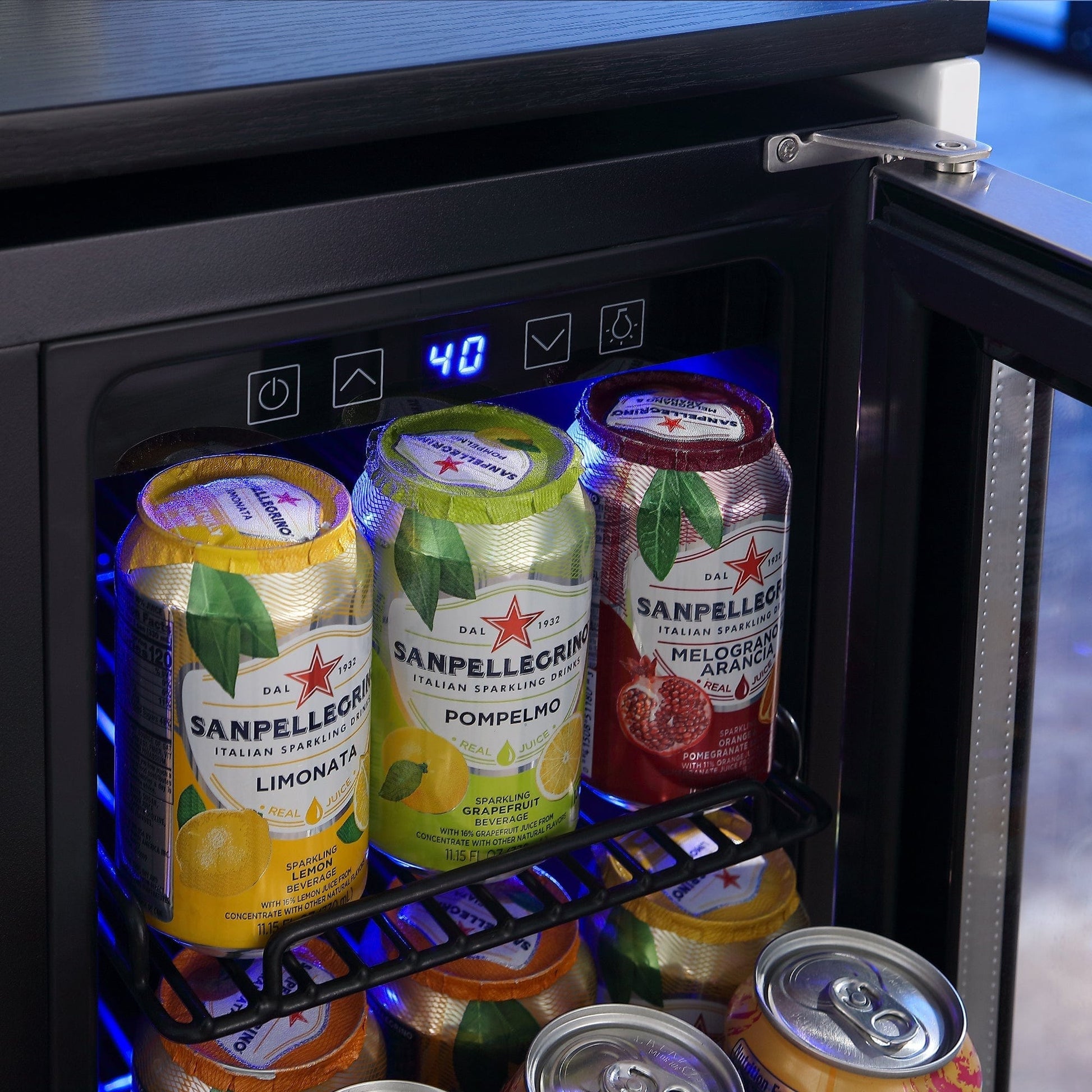 Empava Residential Empava 24" Dual Zone Wine and Beer Fridge Beverage Cooler BR03D