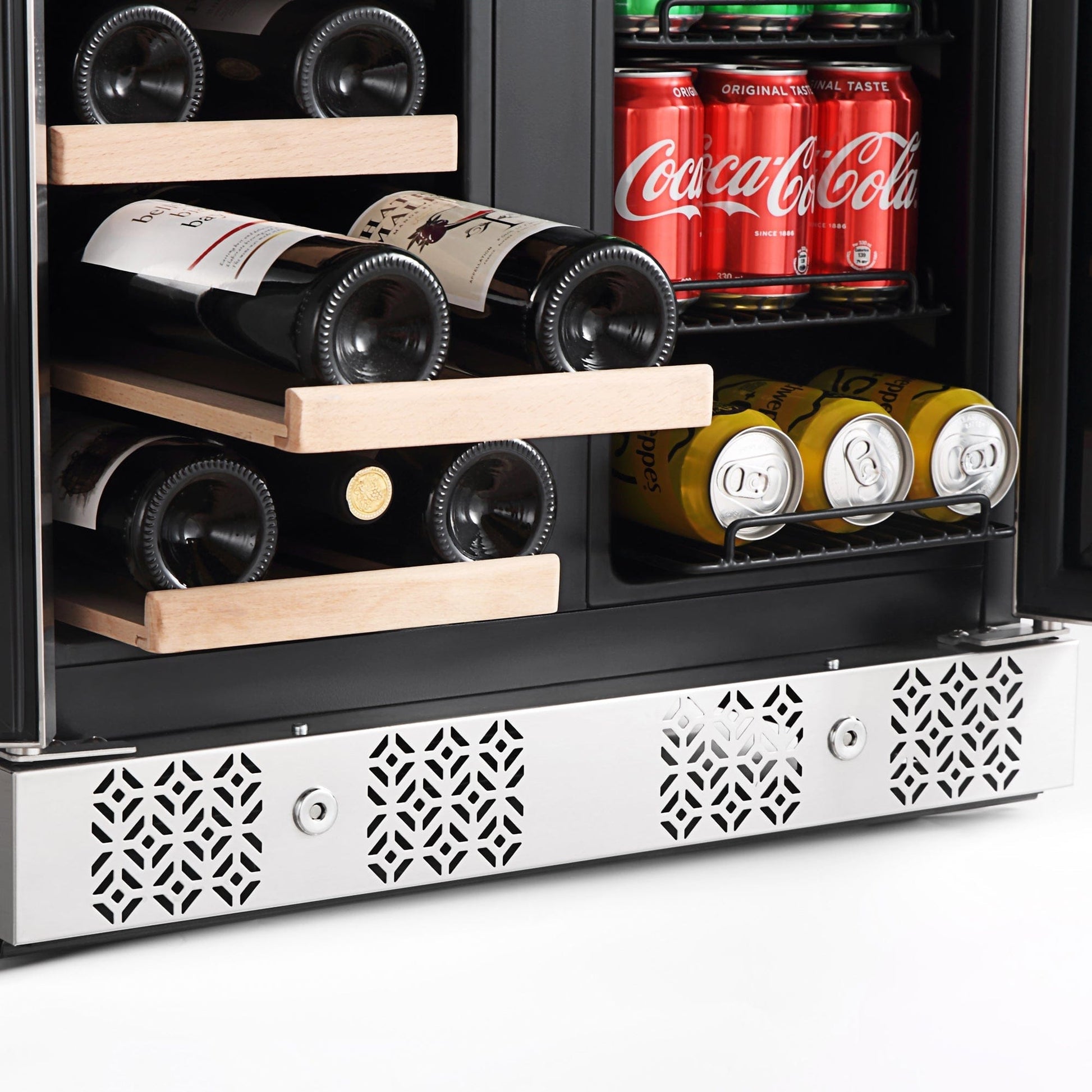 Empava Residential Empava 24" Dual Zone Wine and Beer Fridge Beverage Cooler BR03D