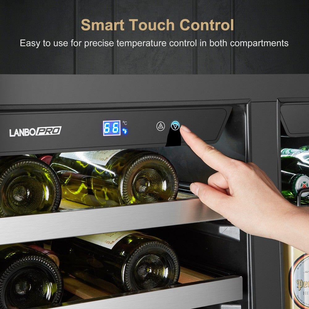 Lanbo Residential LanboPro 30 Inch Wine and Beverage Cooler - LP66B