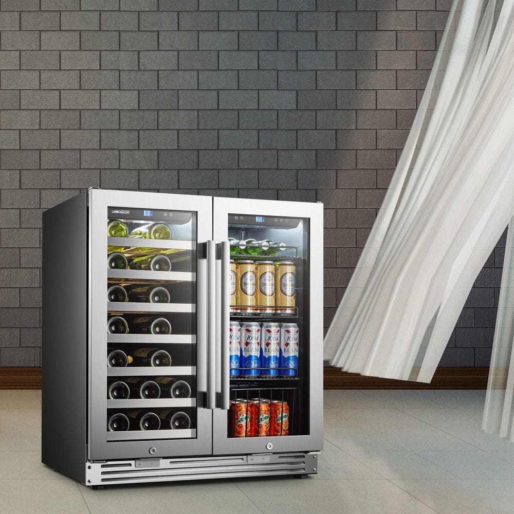 Lanbo Residential LanboPro 30 Inch Wine and Beverage Cooler - LP66B
