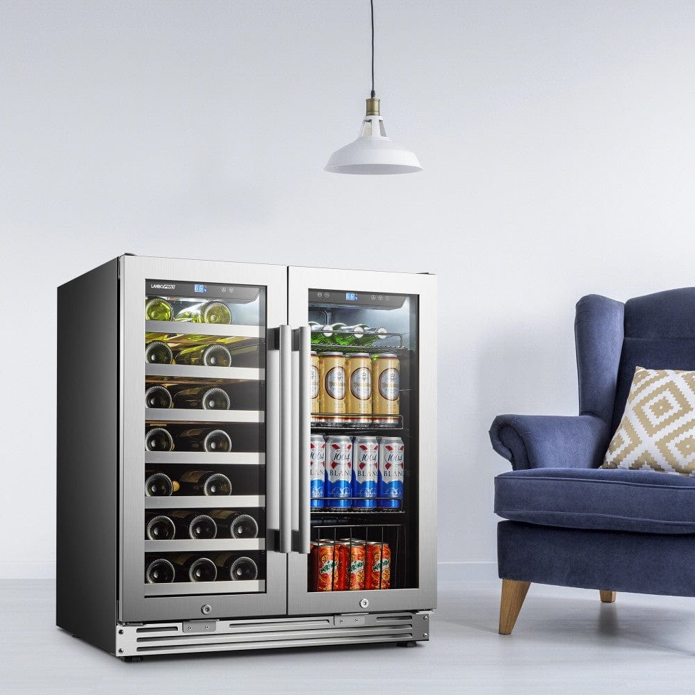 Lanbo Residential LanboPro 30 Inch Wine and Beverage Cooler - LP66B