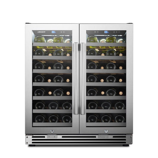 Lanbo Residential Lanbopro 62 Bottle Dual Door Wine Cooler - LP66D