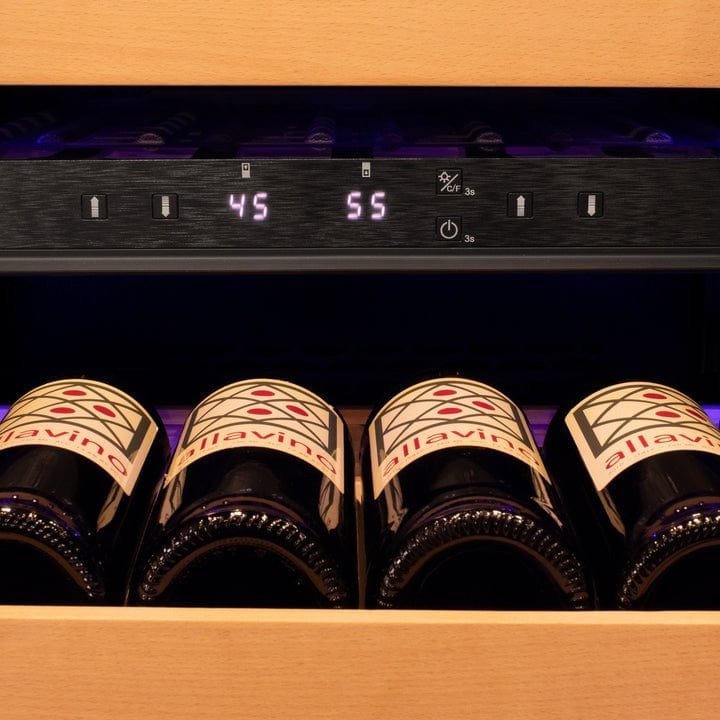 Allavino Residential 101 Bottle Dual Zone Panel Ready Wine Refrigerator VCWR-101PRD-2R