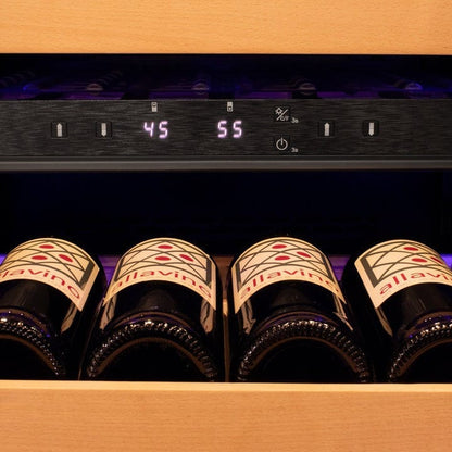 Allavino Residential 101 Bottle Dual Zone Panel Ready Wine Refrigerator VCWR-101PRD-2R
