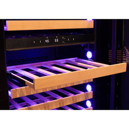 Allavino Residential 101 Bottle Dual Zone Panel Ready Wine Refrigerator VCWR-101PRD-2R