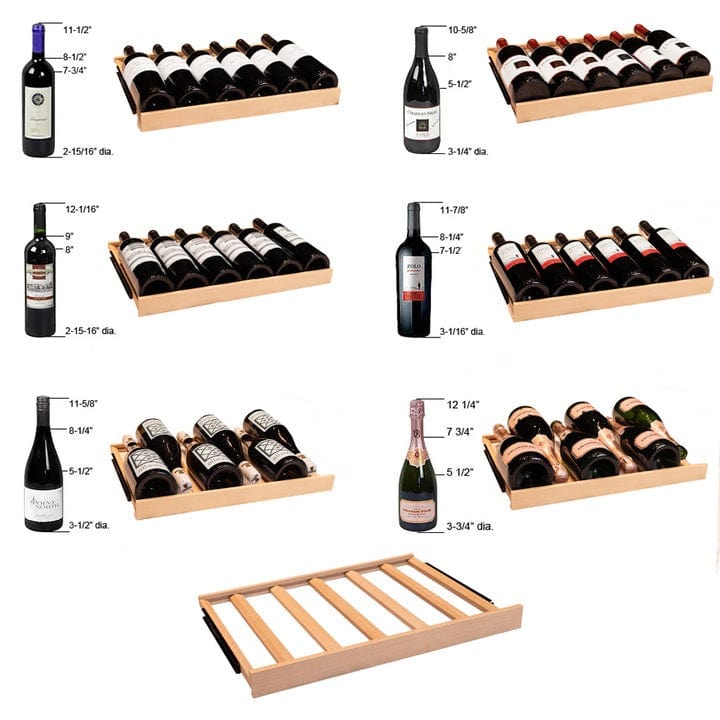Allavino Residential 101 Bottle Dual Zone Panel Ready Wine Refrigerator VCWR-101PRD-2R