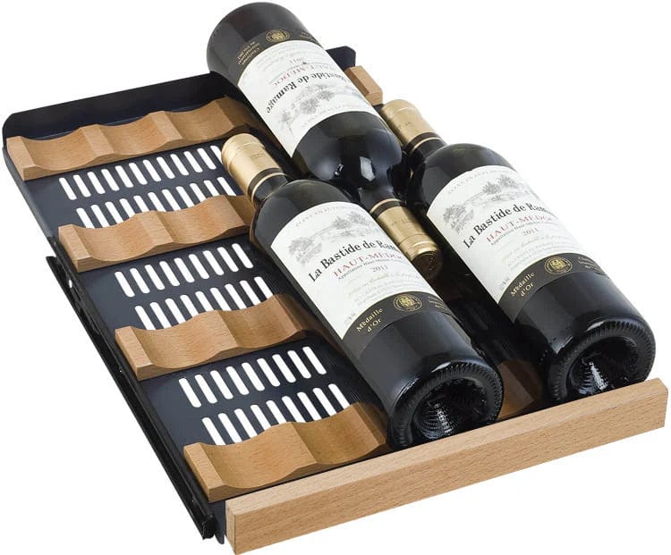 Allavino Residential 15" Wide FlexCount II Tru-Vino 30 Bottle Single Zone Black Wine Refrigerator VSWR30-1BR20
