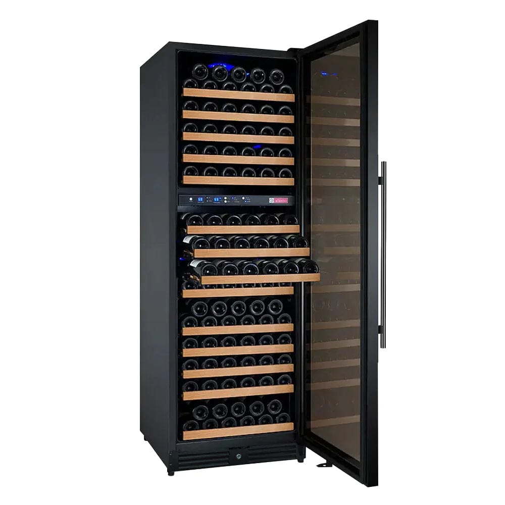 Allavino Residential 24" Wide FlexCount II Tru-Vino 172 Bottle Dual Zone Black Right Hinge Wine Refrigerator VSWR172-2BR20