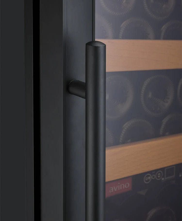 Allavino Residential 24" Wide Vite II Tru-Vino 99 Bottle Dual Zone Black Right Hinge Wine Refrigerator YHWR99-2BR20