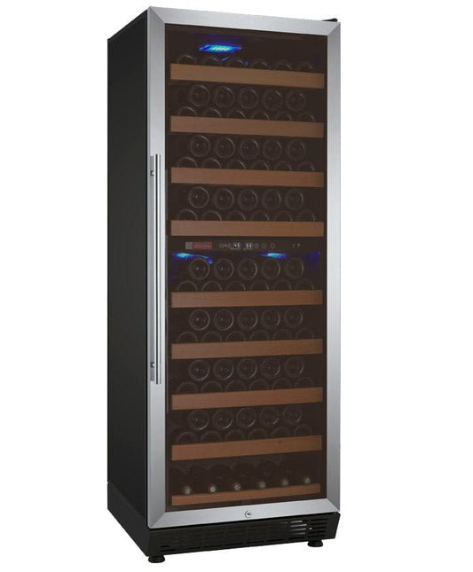 Allavino Residential 24" Wide Vite II Tru-Vino 99 Bottle Dual Zone Stainless Steel Right Hinge Wine Refrigerator YHWR99-2SR20