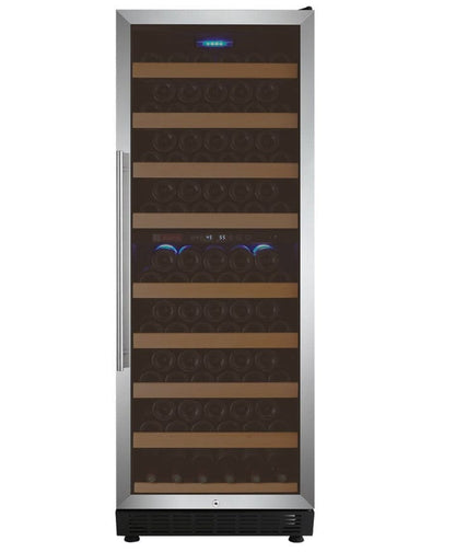 Allavino Residential 24" Wide Vite II Tru-Vino 99 Bottle Dual Zone Stainless Steel Right Hinge Wine Refrigerator YHWR99-2SR20