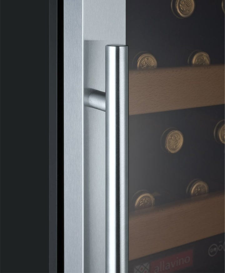Allavino Residential 24" Wide Vite II Tru-Vino 99 Bottle Dual Zone Stainless Steel Right Hinge Wine Refrigerator YHWR99-2SR20