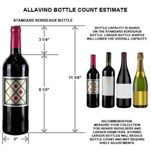 Allavino Residential 24" Wide Vite II Tru-Vino 99 Bottle Dual Zone Stainless Steel Right Hinge Wine Refrigerator YHWR99-2SR20