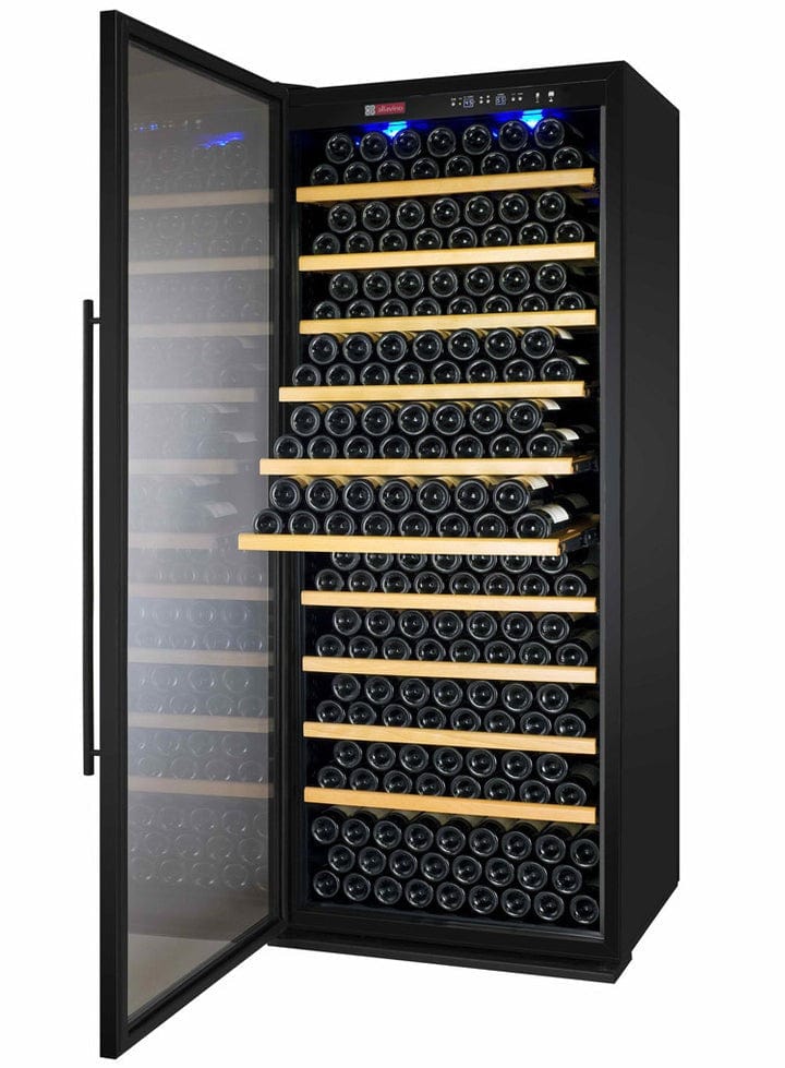 Allavino Residential 32" Wide Vite II Tru-Vino 277 Bottle Single Zone Black Left Hinge Wine Refrigerator YHWR305-1BL20