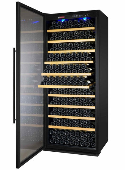 Allavino Residential 32" Wide Vite II Tru-Vino 277 Bottle Single Zone Black Left Hinge Wine Refrigerator YHWR305-1BL20