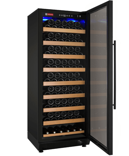 Allavino Residential Black 24" Wide Vite II 99 Bottle Single Zone Wine Refrigerator