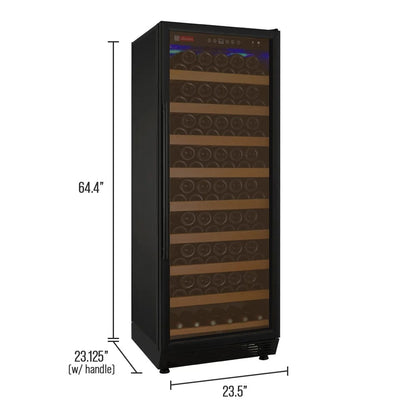 Allavino Residential Black 24" Wide Vite II 99 Bottle Single Zone Wine Refrigerator