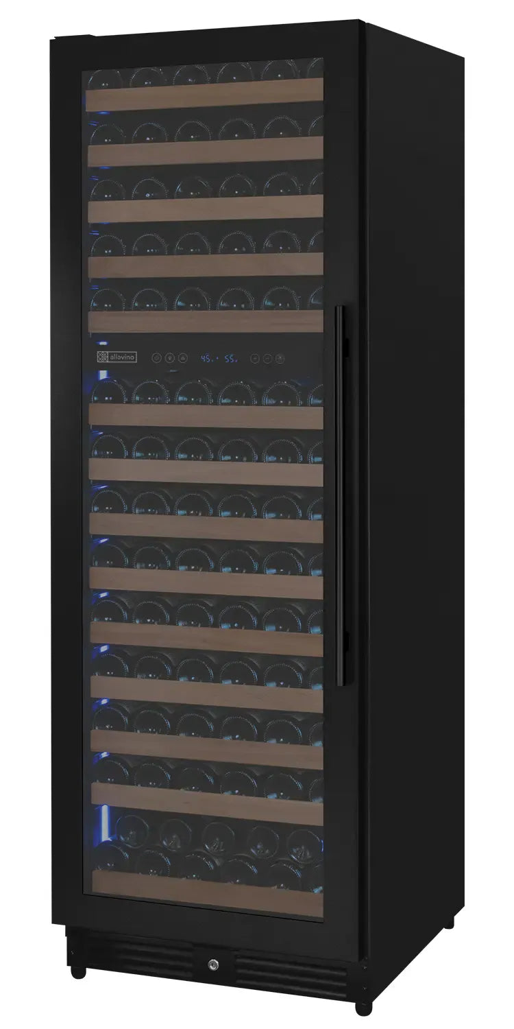 Allavino Residential Black glass / Dual zone / Left hand hinge Reserva Series Up To 163 Bottle 71" Tall Wine Refrigerator