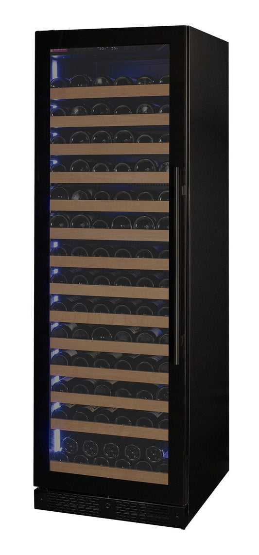 Allavino Residential Black Reserva Series 163 Bottle 71" Tall Single Zone Left Hinge Black Glass Door Wine Refrigerator