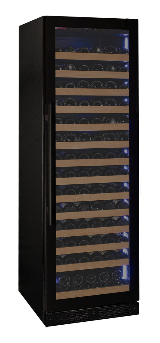 Allavino Residential Black Reserva Series 163 Bottle 71" Tall Single Zone Right Hinge Black Glass Door Wine Refrigerator