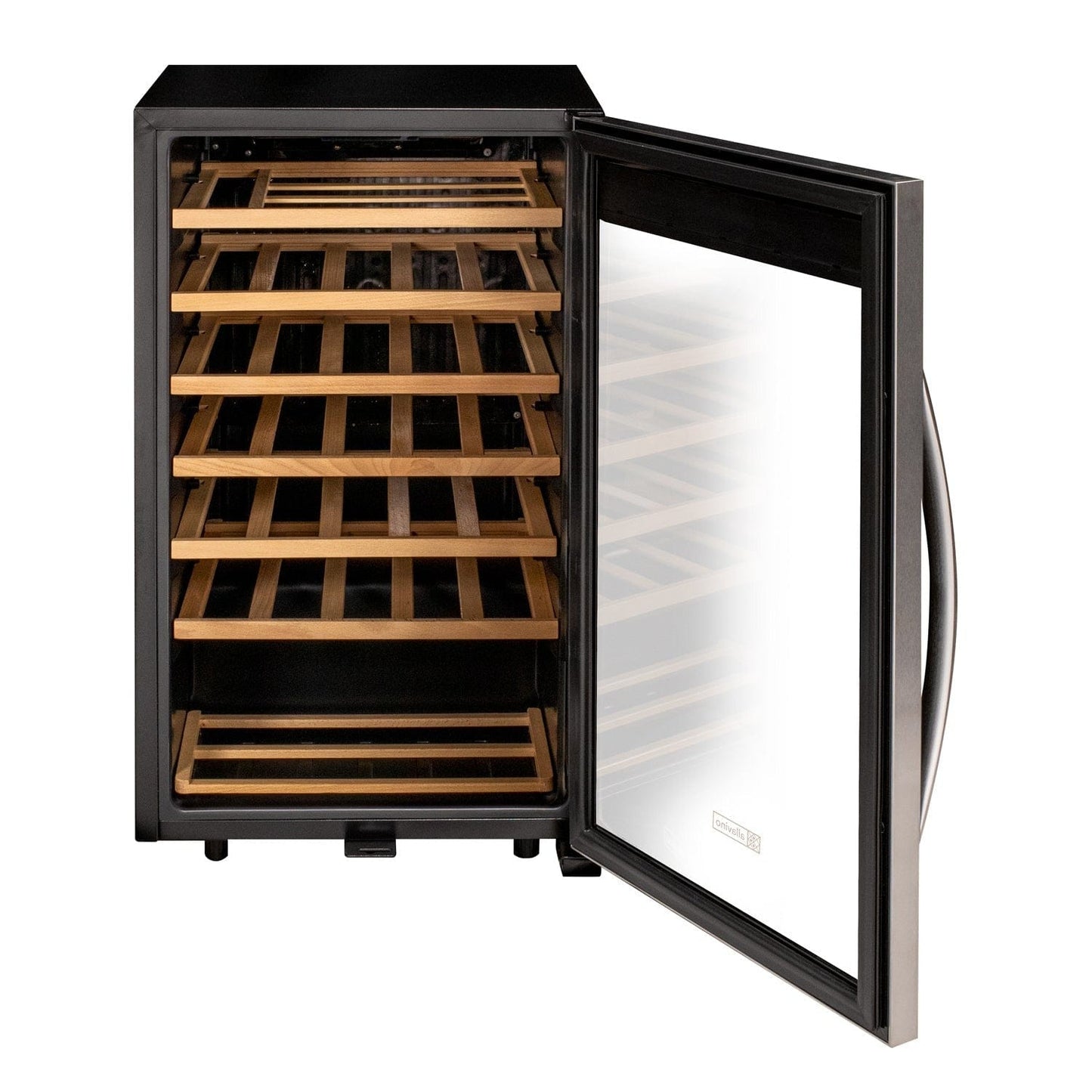 Allavino Residential Cascina Series 33 Bottle Single Zone Freestanding Wine Refrigerator Cooler with Stainless Steel Door KWR33S-1SR