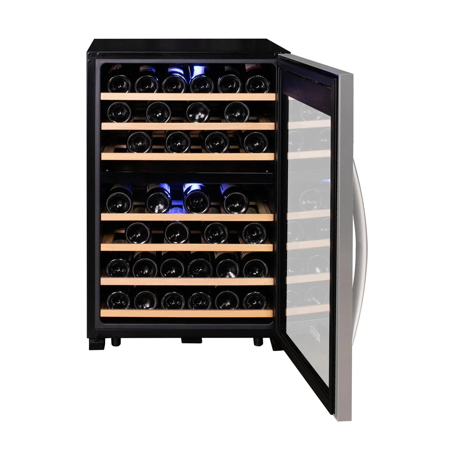 Allavino Residential Cascina Series 47 Bottle Dual Zone Freestanding Wine Cooler Refrigerator with Stainless Steel Door KWR47D-2SR