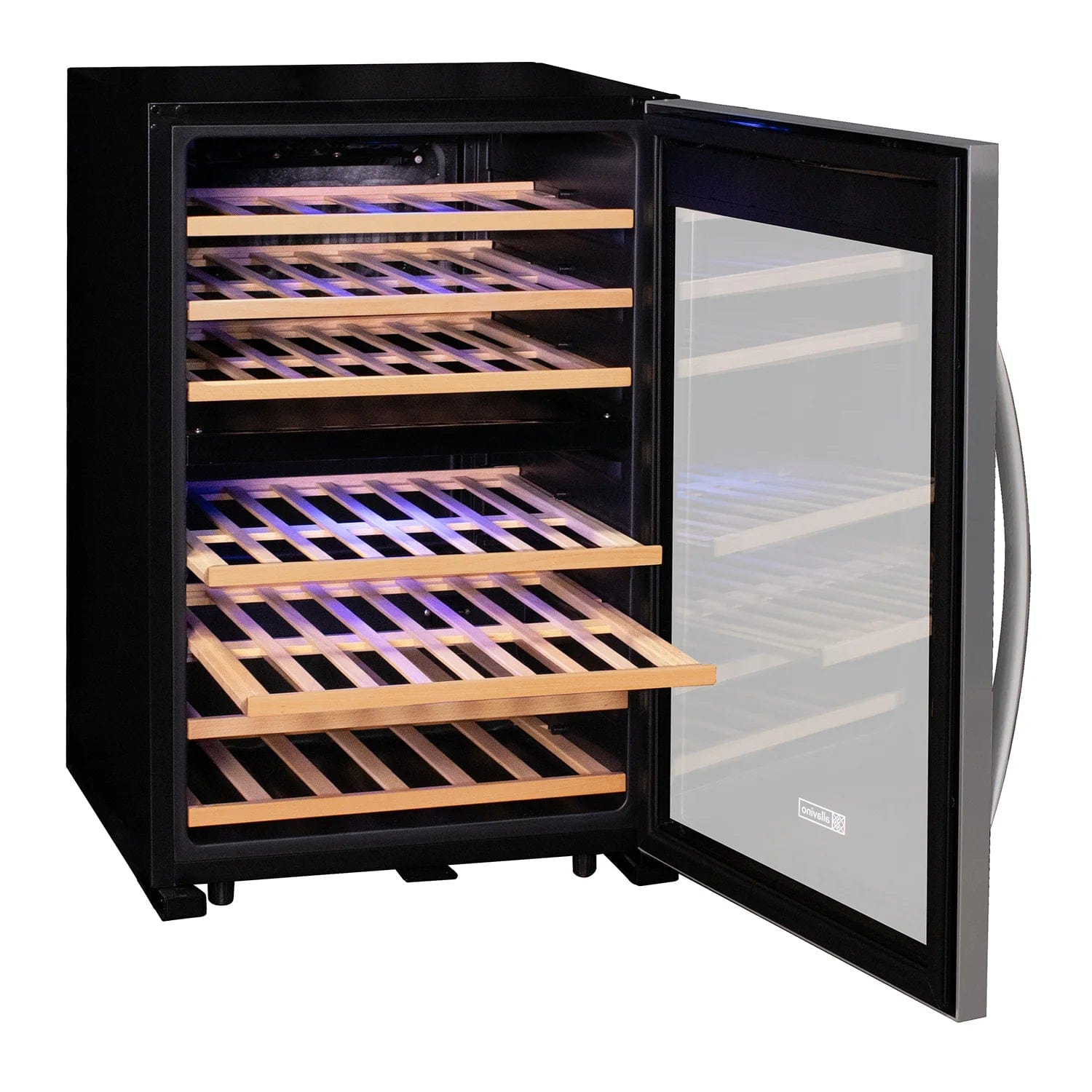 Allavino Residential Cascina Series 47 Bottle Dual Zone Freestanding Wine Cooler Refrigerator with Stainless Steel Door KWR47D-2SR
