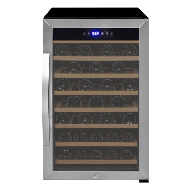 Allavino Residential Cascina Series 50 Bottle Single Zone Freestanding Wine Cooler Refrigerator with Stainless Steel Door KWR50S-1SR