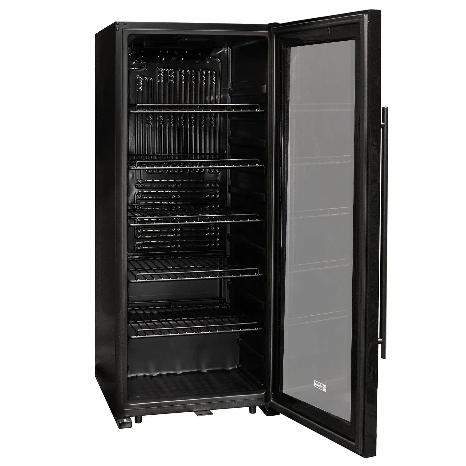 Allavino Residential Contemporary 102 Bottle Single Zone Freestanding Wine Refrigerator with Black Glass Door KWR102S-1BGR
