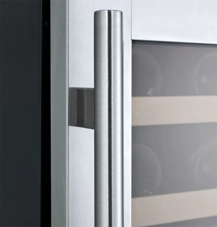 Allavino Residential FlexCount Series 56 Bottle Single Zone Built-in Wine Cooler Refrigerator with Stainless Steel Door - Left Hinge