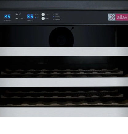 Allavino Residential FlexCount Series 56 Bottle Single Zone Undercounter Wine Refrigerator with Stainless Steel Door - Right Hinge VSWR56-1SR20