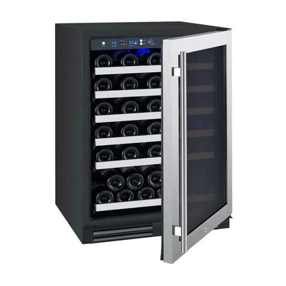 Allavino Residential FlexCount Series 56 Bottle Single Zone Undercounter Wine Refrigerator with Stainless Steel Door - Right Hinge VSWR56-1SR20