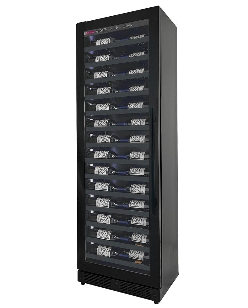 Allavino Residential Reserva Series 67 Bottle 71" Tall Black Shallow Wine Refrigerator Console