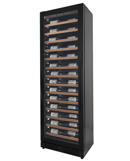 Allavino Residential Reserva Series 67 Bottle 71" Tall Black Shallow Wine Refrigerator Console