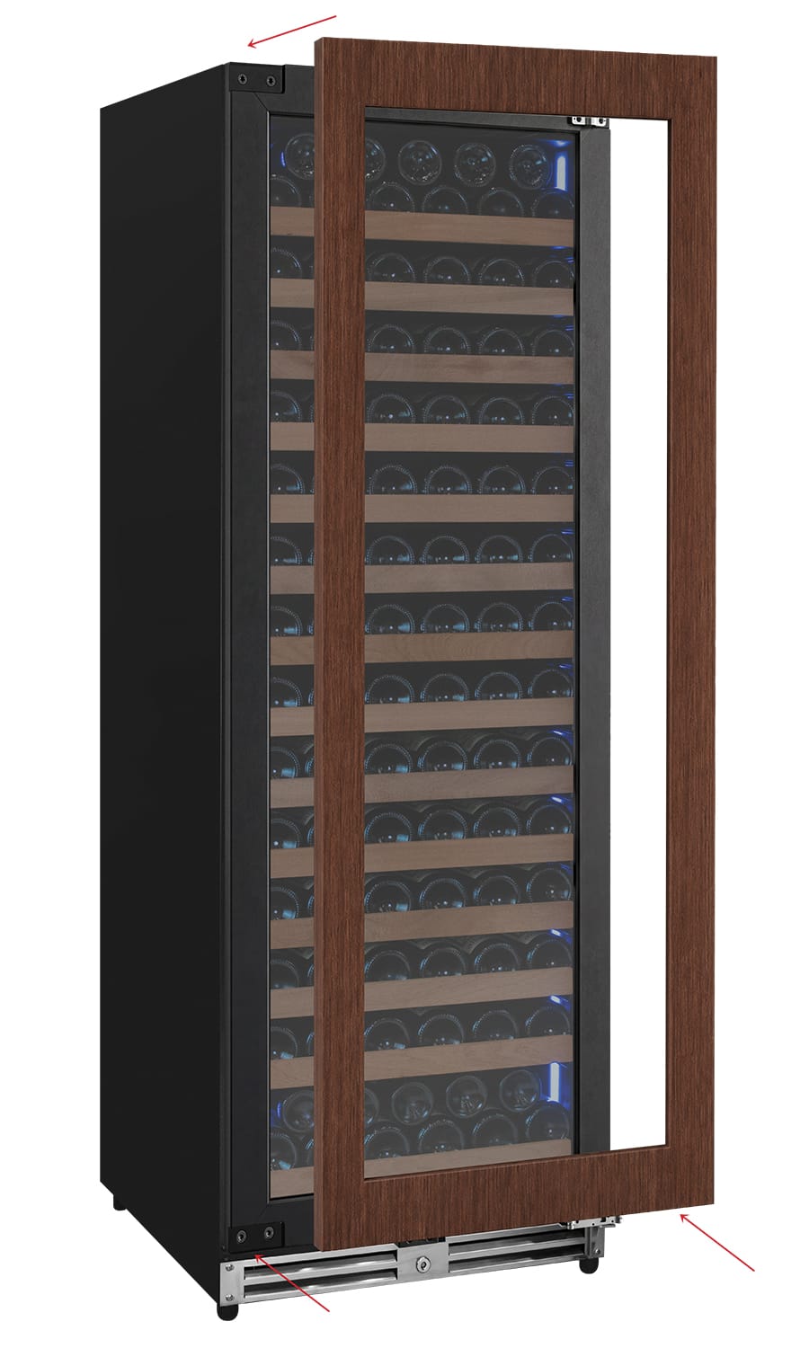 Allavino Wine Cooler Refrigerator Reserva Series 71" Tall Built-in Wine Refrigerator with Panel Ready Overlay Door - Right Hinge