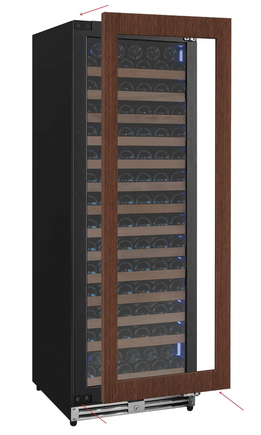 Allavino Wine Cooler Refrigerator Reserva Series 71" Tall Built-in Wine Refrigerator with Panel Ready Overlay Door - Right Hinge