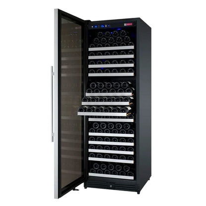 Allavino Residential Silver 24" Wide FlexCount II Tru-Vino 177 Bottle Single Zone Stainless Steel Left Hinge Wine Refrigerator