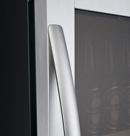 Allavino Residential Silver 24" Wide FlexCount II Tru-Vino Stainless Steel Right Hinge Beverage Center