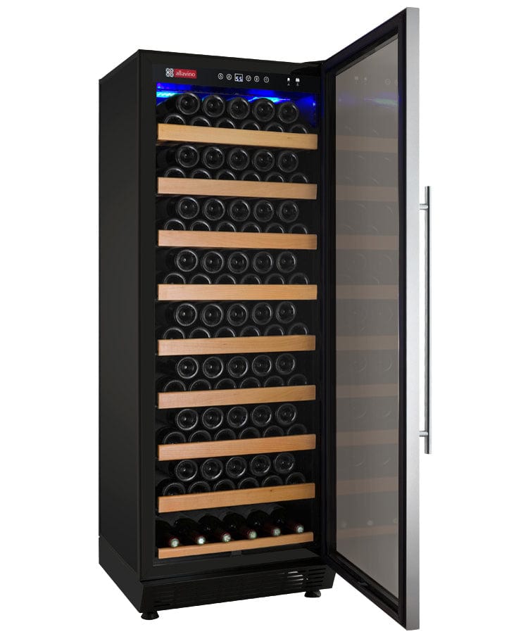 Allavino Residential Silver 24" Wide Vite II Tru-Vino 99 Bottle Wine Refrigerator