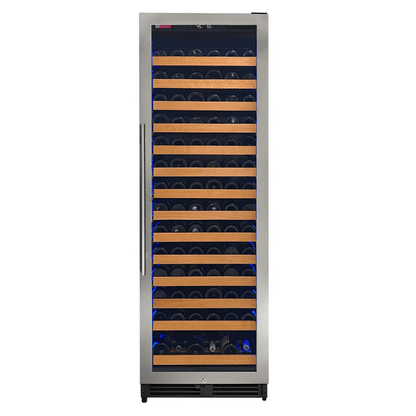 Allavino Residential Silver Reserva Series 163 Bottle 71" Tall Single Zone Right Hinge Stainless Steel Wine Refrigerator