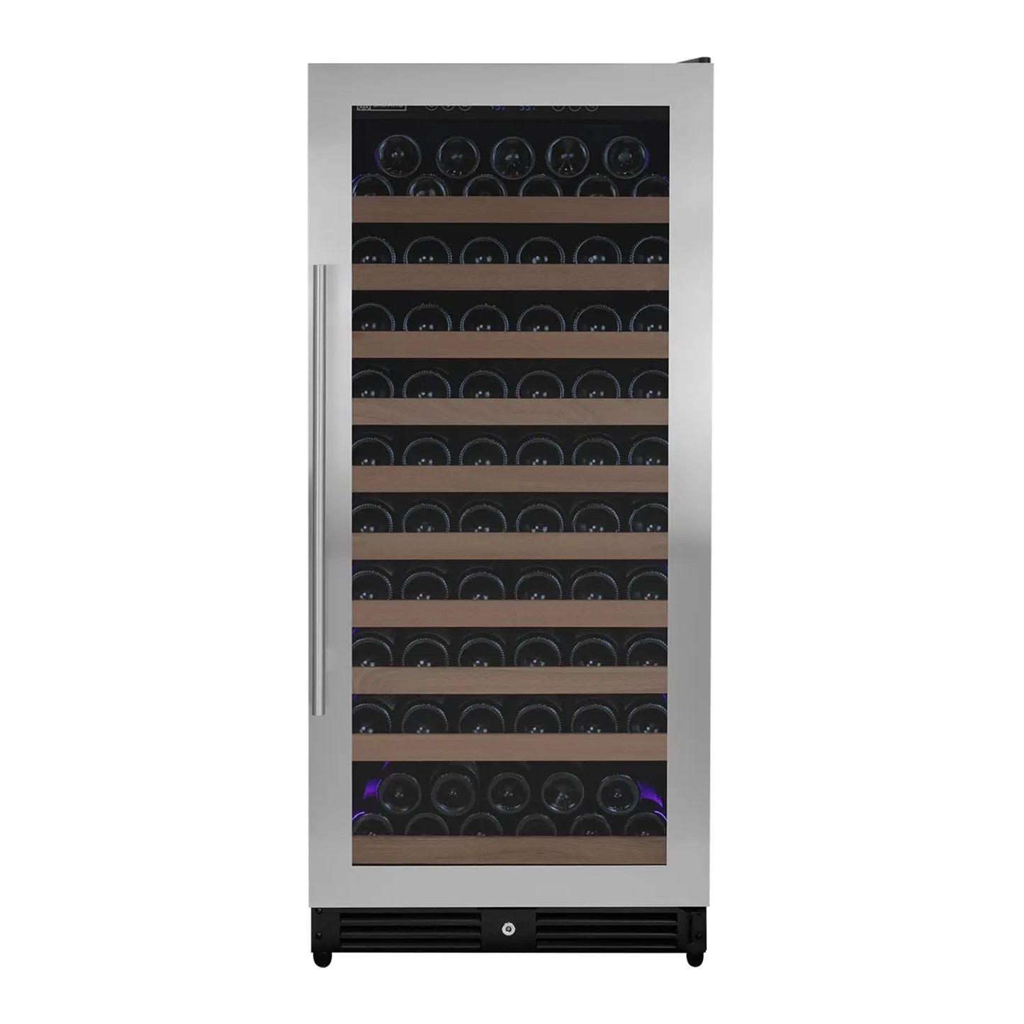 Allavino Residential Single / Stainless Steel / Right Hinge Reserva Series 24" Wide Tru-Vino FlexCount II 119 Bottle Dual or Single Zone Wine Cabinet VSW11955S