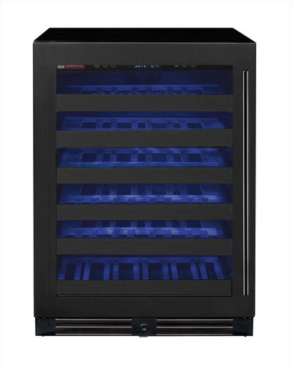 Allavino Residential Single Zone / Left Allavino Reserva 50 Bottle Built-In Wine Fridge Black Stainless Steel BDW5034