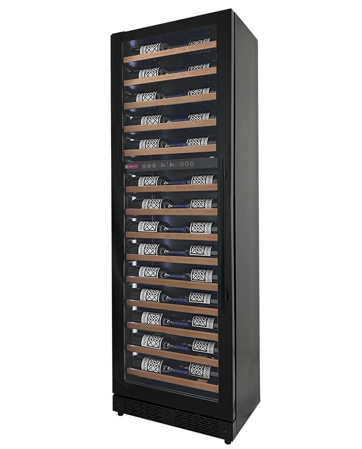 Allavino Residential Single Zone / Left / Wood Reserva Series 67 Bottle 71" Tall Black Shallow Wine Refrigerator Console